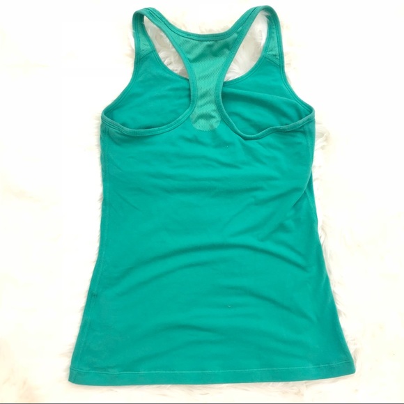 Nike Dri-Fit Dark Seafoam Green Racerback Tank Top - Picture 9 of 10